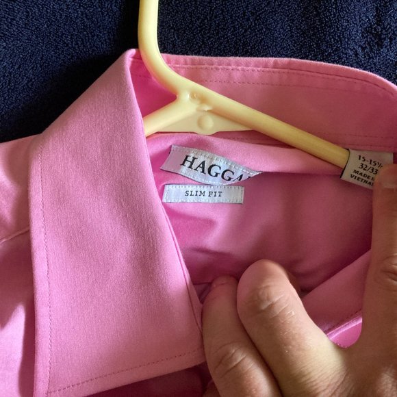 Dress shirt Haggar 15-15 1/2  32/33 - Picture 2 of 2